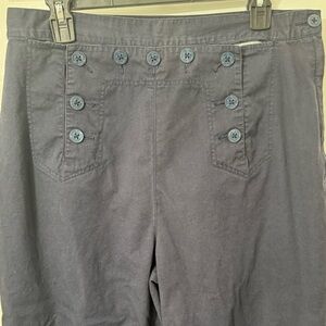 Venezia Navy Sailor Wide Leg Pantts